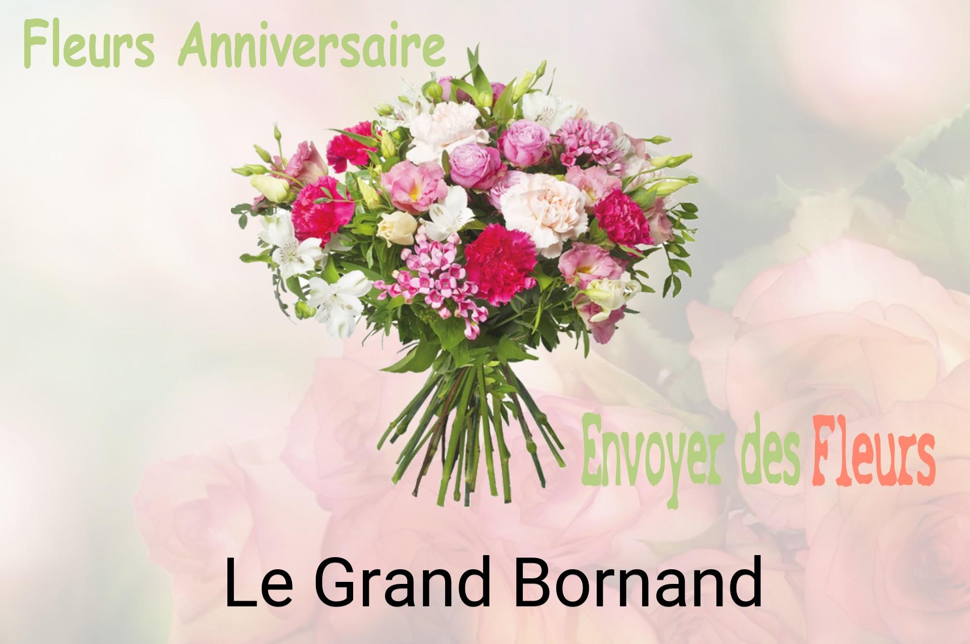 Bouquet de fleurs d’anniversaire livré à Le Grand-Bornand