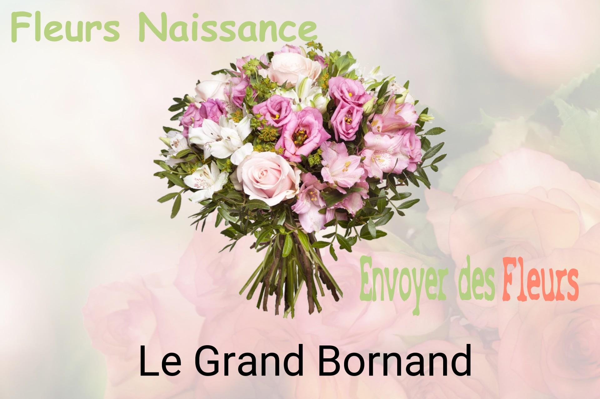 Bouquet de fleurs de naissance livré à Le Grand-Bornand